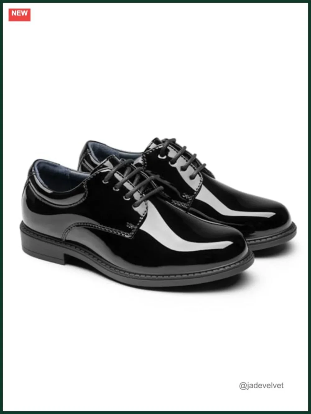 Boys Classic Oxfords Dress Shoes Lace-Up Memory Foam Insole TPR Outsole